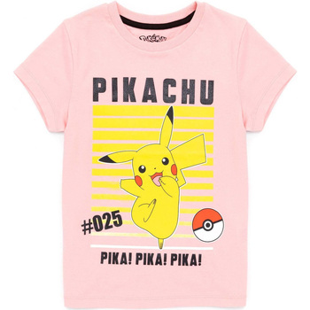 Abbigliamento Bambina T-shirts a maniche lunghe Pokemon  Rosso