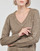 Abbigliamento Donna Abiti corti Pieces PCELLEN LS V-NECK KNIT DRESS Marrone