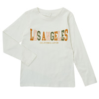 Abbigliamento Bambina T-shirts a maniche lunghe Name it NKFLA Bianco