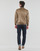 Abbigliamento Uomo Giacca in cuoio / simil cuoio Guess FAUX SUEDE HOODED BOMBER Beige