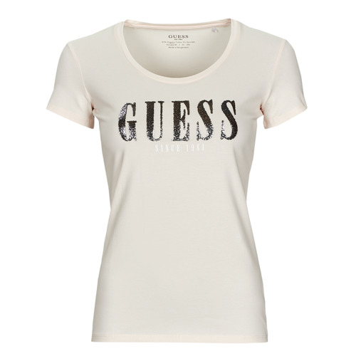 Abbigliamento Donna T-shirt maniche corte Guess FANNY SS Beige