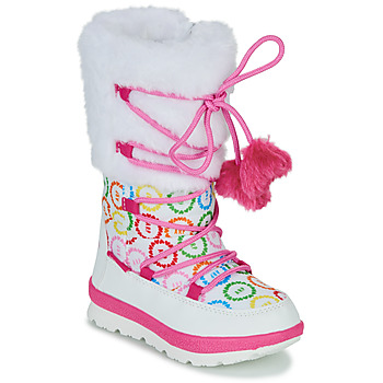Scarpe Calzature bambina Stivali taglia 6-9 mesi Bianco e rosa stivali di ragazza 