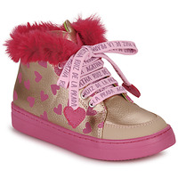 Scarpe Bambina Sneakers alte Agatha Ruiz de la Prada BETTYS Oro / Rosa