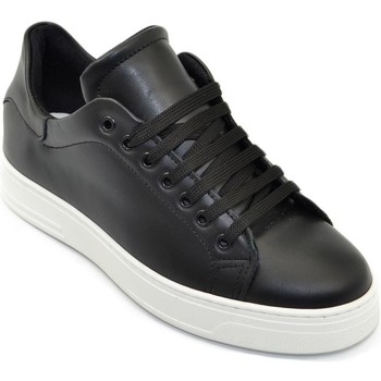Image of Sneakers Malu Shoes Scarpe Scarpe sneakers bassa uomo basic vera pelle liscia nero linea b
