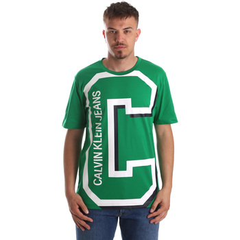 Abbigliamento Uomo T-shirt & Polo Calvin Klein Jeans J30J312118 Verde