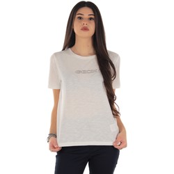 Abbigliamento Donna T-shirt maniche corte Geox 114584 Bianco