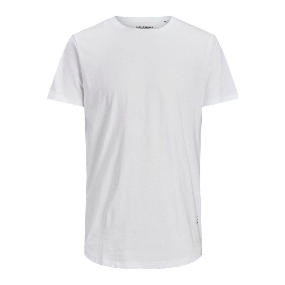 Abbigliamento Uomo T-shirt & Polo Jack & Jones 12184933 NOA TEE-WHITE Bianco