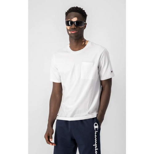 Abbigliamento Uomo T-shirt maniche corte Champion T-shirt  con tasca applicata (217165) Bianco