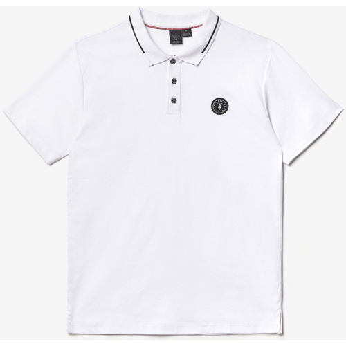 Abbigliamento Uomo T-shirt & Polo Le Temps des Cerises Polo ARON Bianco