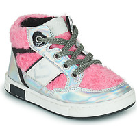 Scarpe Bambina Sneakers alte Chicco CEZARY Rosa / Argento