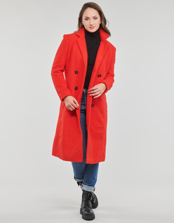 Abbigliamento Donna Cappotti Only ONLPIPER  COAT CC OTW Rosso