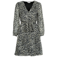 Abbigliamento Donna Abiti corti Only ONLCERA 3/4 SHORT DRESS WVN Leopard