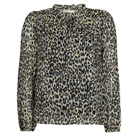 Abbigliamento Donna Top / Blusa Only ONLDITSY L/S BLOUSE WVN NOOS Leopard