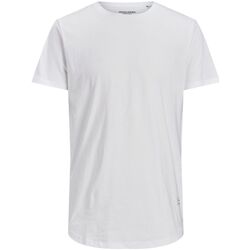 Abbigliamento Uomo T-shirt & Polo Jack & Jones 12184933 NOA TEE-WHITE Bianco