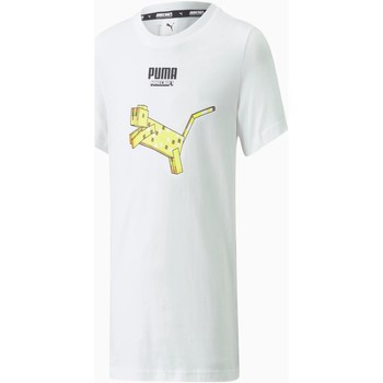 Abbigliamento Bambino T-shirt maniche corte Puma 533435 Bianco
