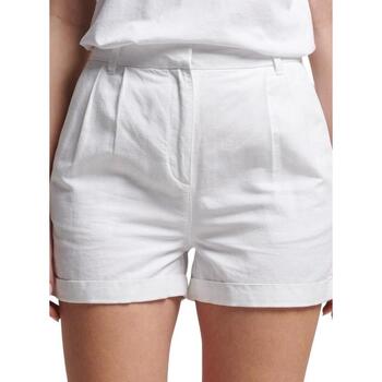 Abbigliamento Donna Shorts / Bermuda Superdry  Bianco