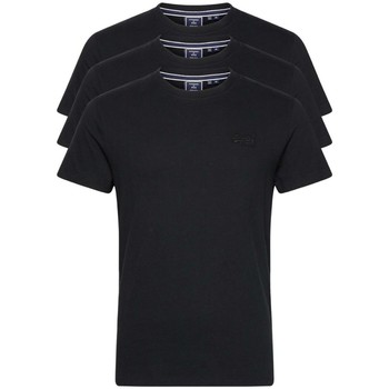 Abbigliamento Uomo T-shirt maniche corte Superdry Triple pack Nero
