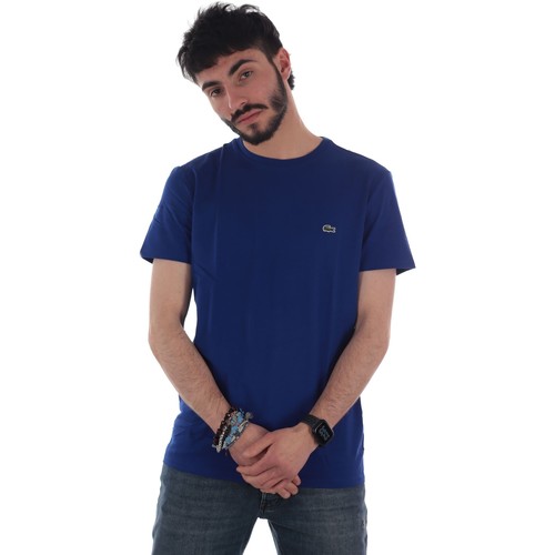 Abbigliamento Uomo T-shirt & Polo Lacoste 115852 Blu - Azzurro