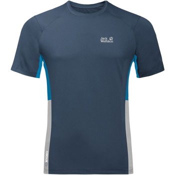 Abbigliamento Uomo T-shirt & Polo Jack Wolfskin T-shirt  Narrows Blu