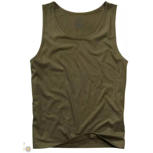 Abbigliamento Uomo Top / T-shirt senza maniche Brandit Tank Top  Basic Verde