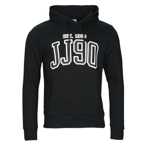 Abbigliamento Uomo Felpe Jack & Jones JJCEMB SWEAT HOOD Nero