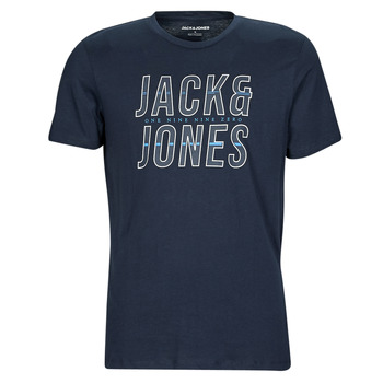 Abbigliamento Uomo T-shirt maniche corte Jack & Jones JJXILO TEE SS CREW NECK Marine