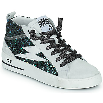 Scarpe Donna Sneakers alte Semerdjian GIBBRA Verde / Bianco