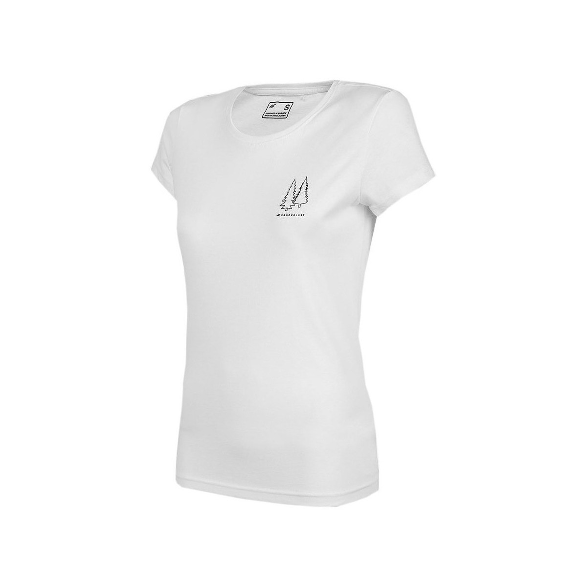 Abbigliamento Donna T-shirt maniche corte 4F H4L22TSD06811S Bianco