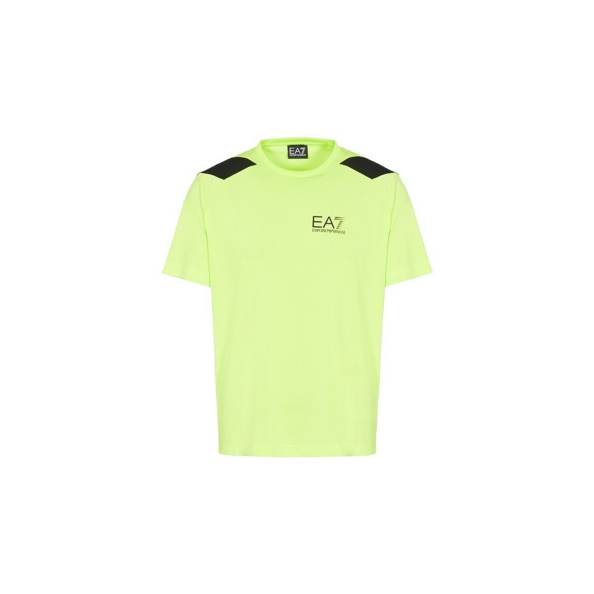 Abbigliamento Uomo T-shirt maniche corte Emporio Armani EA7 T-Shirt Uomo Colour Flash Nero
