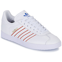 Scarpe Sneakers basse adidas Originals GAZELLE Bianco / Rosso