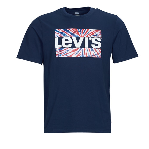 Abbigliamento Uomo T-shirt maniche corte Levi's SS RELAXED FIT TEE Tie-dye / Dress / Blues