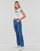 Abbigliamento Donna T-shirt maniche corte Levi's GRAPHIC RINGER MINI TEE Bright / White / Sargasso / Sea