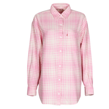 Abbigliamento Donna Camicie Levi's NOLA MENSWEAR SHIRT Perla / Plaid / Pink