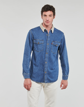 Abbigliamento Uomo Camicie maniche lunghe Levi's RELAXED FIT WESTERN Blue / Stonewash