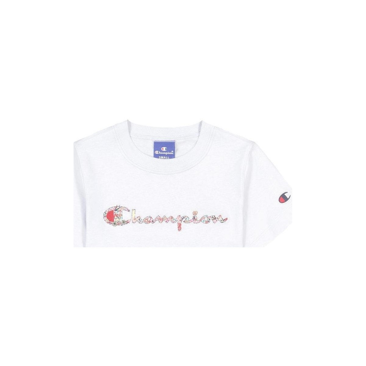 Abbigliamento Bambina T-shirt maniche corte Champion  Bianco