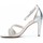Scarpe Donna Sandali Exé Shoes Exè 233 Rebeca Sandalo Strass Tacco 80 Silver