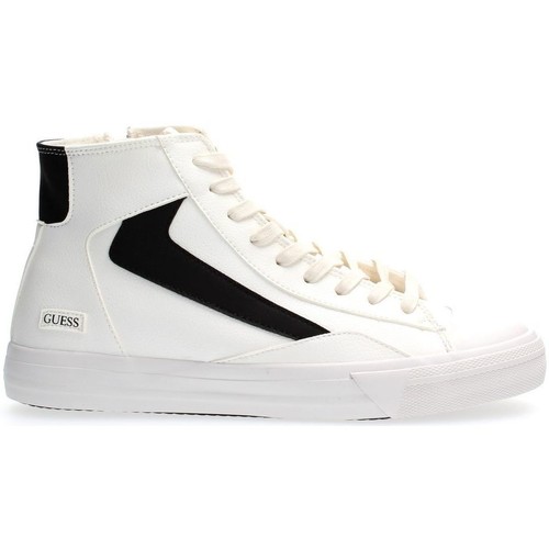 Scarpe Uomo Sneakers Guess FM5EHI ELE12 EDERLE HIGH-WHIBLACK Bianco