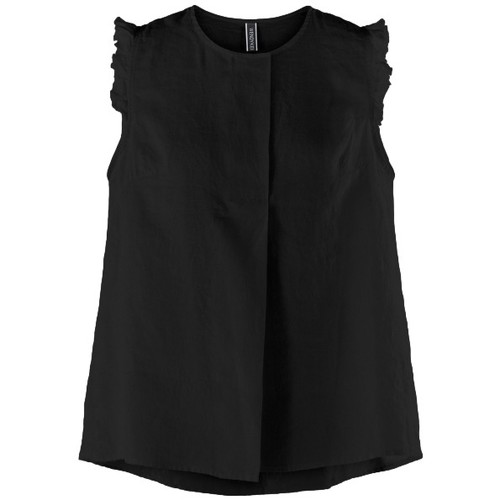 Abbigliamento Donna Top / Blusa Wendy Trendy Top 220732 - Black Nero