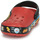 Scarpe Bambino Zoccoli Crocs FL Cars Lights Band Clog T Rosso