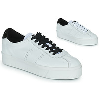 Scarpe Donna Sneakers alte Superga WHITE BLACK Bianco