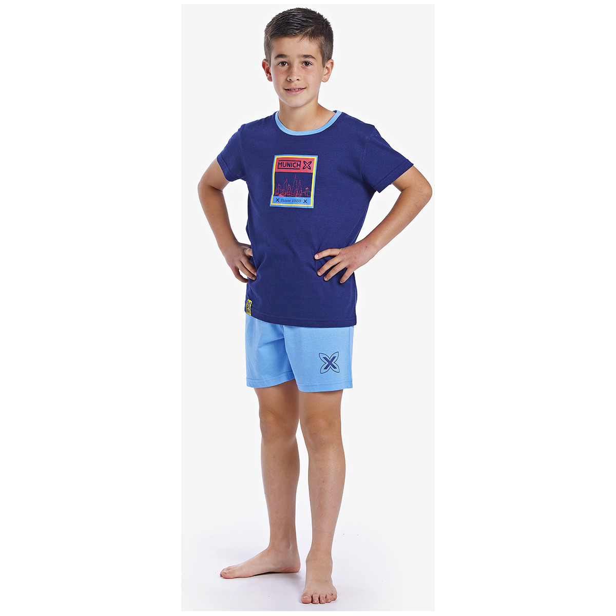 Abbigliamento Bambino Pigiami / camicie da notte Munich CH1450 Blu