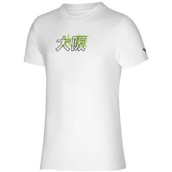 Abbigliamento Uomo T-shirt maniche corte Mizuno Katakana Tee Bianco