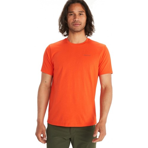 Abbigliamento Uomo T-shirt & Polo Marmot T-shirt  Mariposa SS Uomo Arancione Arancio