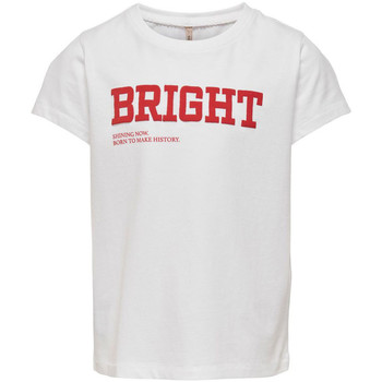 Abbigliamento Bambina T-shirt maniche corte Kids Only 15242260 Bianco