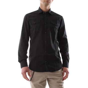 Abbigliamento Uomo Camicie maniche lunghe Dondup UC300S CS010-999 BLACL Nero