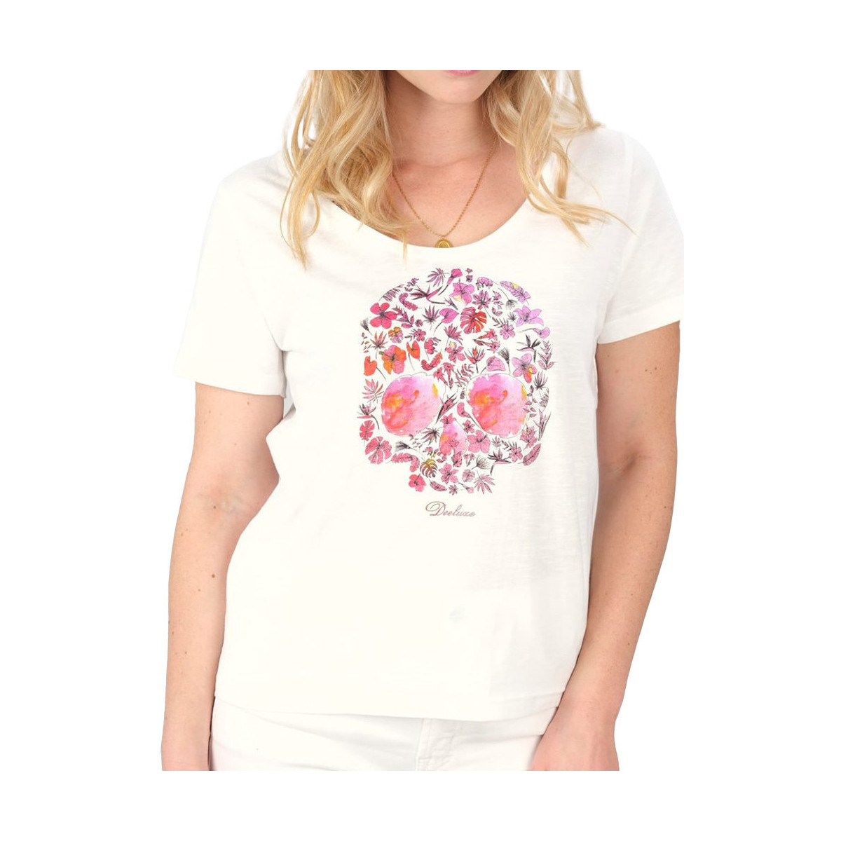Abbigliamento Donna T-shirt & Polo Deeluxe 02T130W Bianco