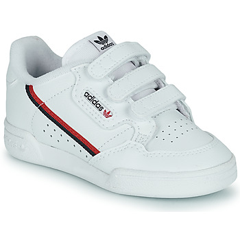 Scarpe Unisex bambino Sneakers basse adidas Originals CONTINENTAL 80 CF I Bianco / Rosso