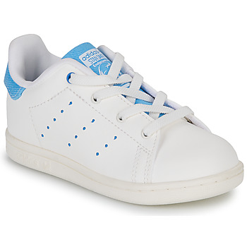 Scarpe Unisex bambino Sneakers basse adidas Originals STAN SMITH I Bianco / Blu
