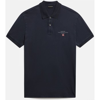 Abbigliamento Uomo T-shirt & Polo Napapijri ELBAS JERSEY - NP0A4GB4-176 BLU MARINE Blu