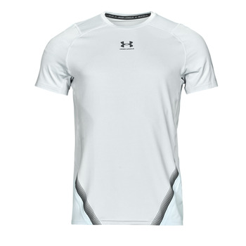 Abbigliamento Uomo T-shirt maniche corte Under Armour UA HG Armour Nov Fitted SS Halo / Grigio / Pitch / Grigio